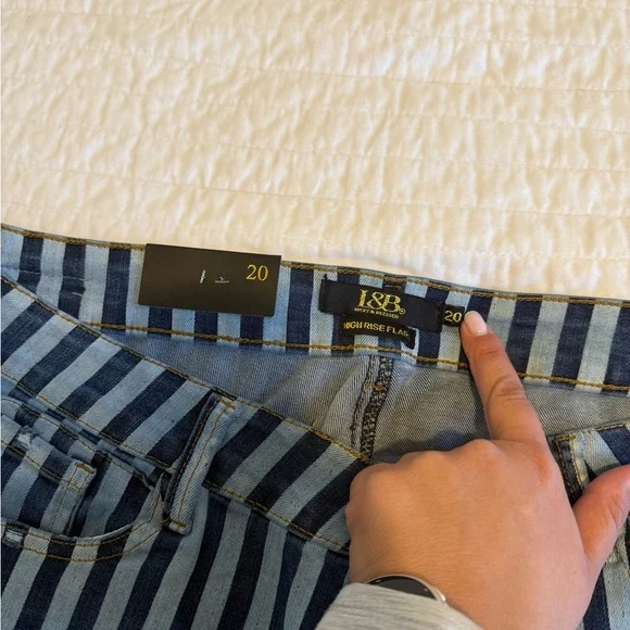 L&B Flare Bellbottom Jeans Plus Size 20 - Picture 5 of 9